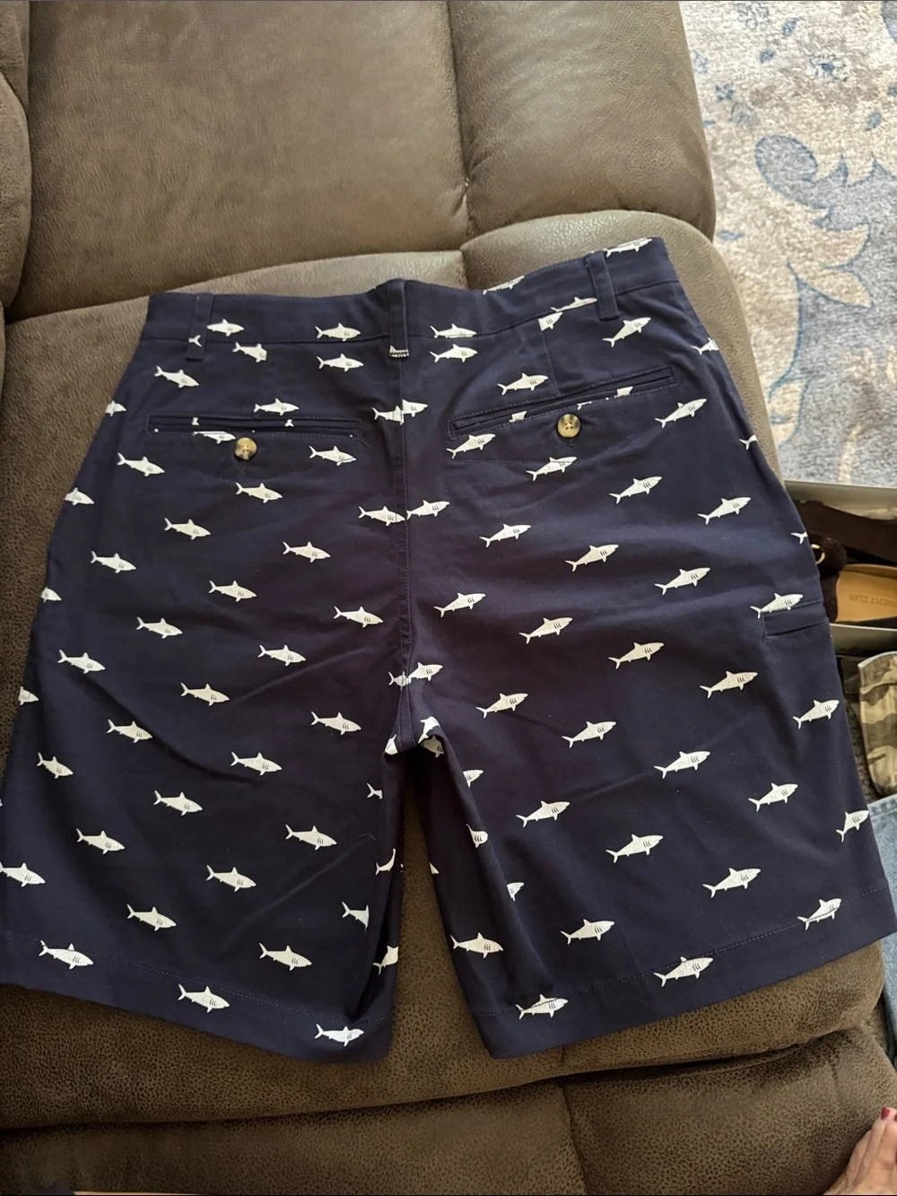 Boca Classics Shorts - Shark Print - Men’s Size 32